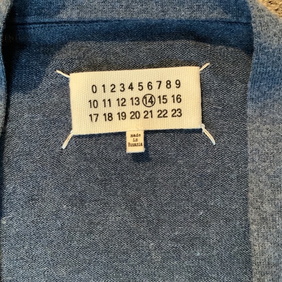 Maison Martin Margiela blue cardigan - Picture 2 of 7